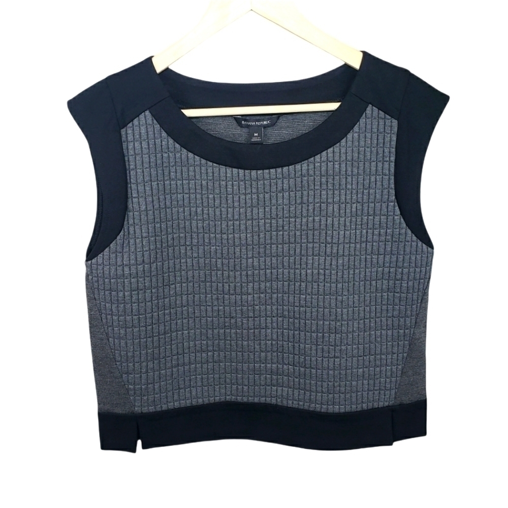 BANANA REPUBLIC Cap Sleeve Crop Top Size M